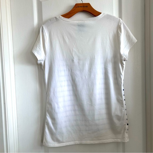 Ann Taylor Stripe Short Sleeve Short Size M - Picture 2 of 5